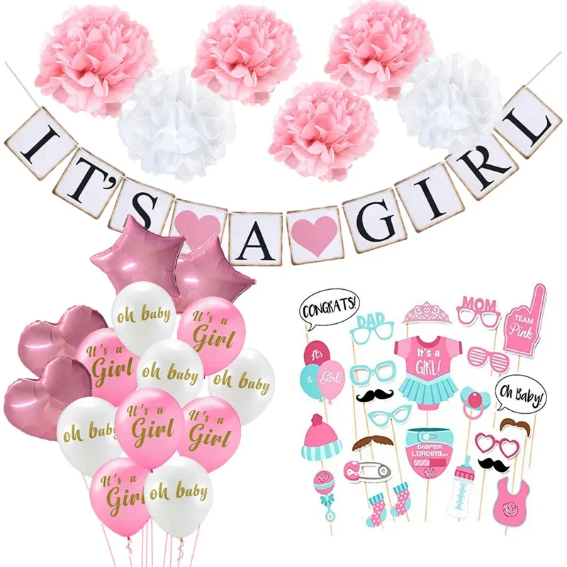 Baby Shower Della Ragazza del Ragazzo Decorazioni Set È UN Ragazzo È UNA  Ragazza Del Bambino Palloncini Genere Rivelano di Compleanno Per Bambini  battesimo Battesimo Del Partito - AliExpress