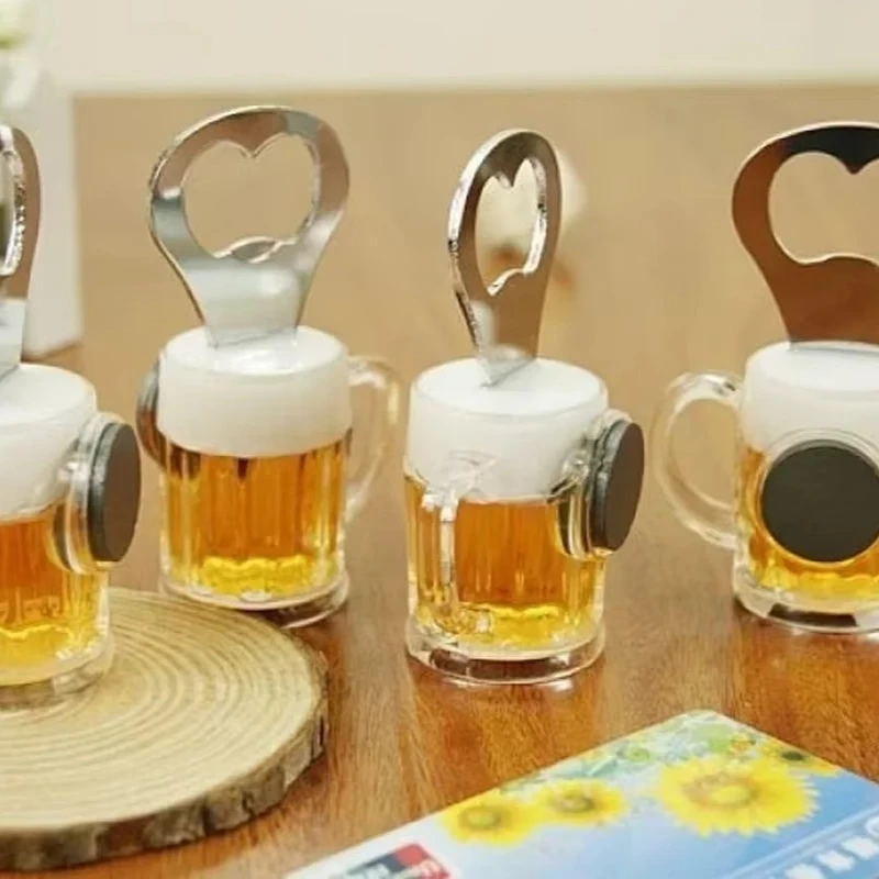 Openers Wine Accessories Beer Bottle Opener Creative Practical Stainless Steel Magnets Home Portable Small Tools