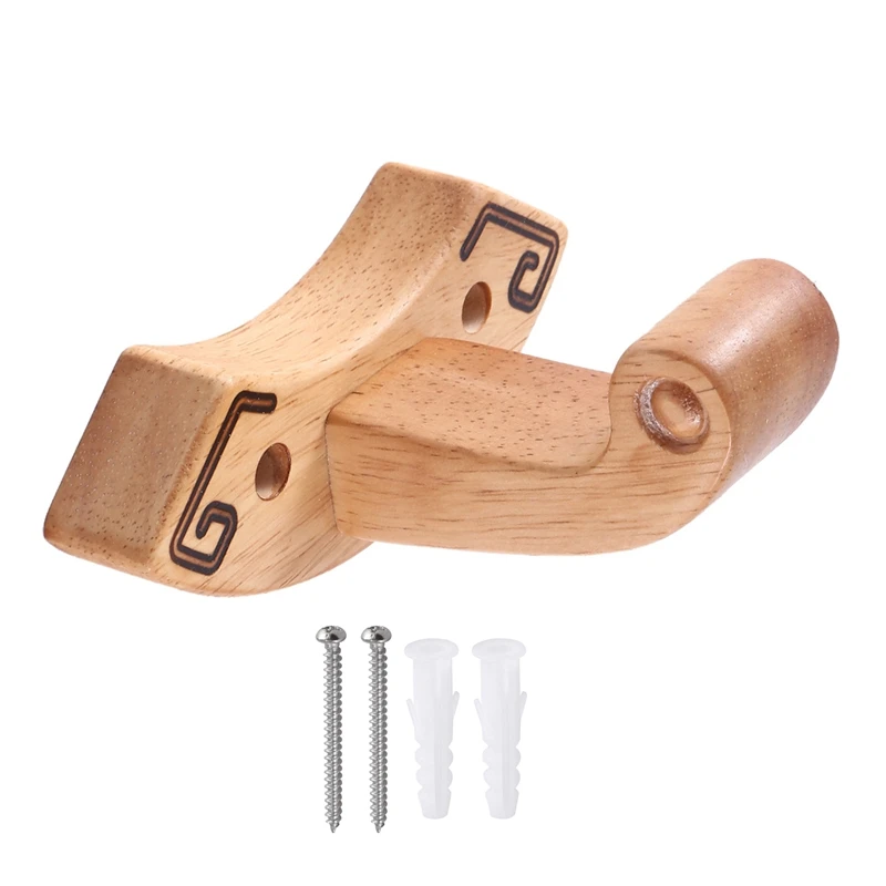 Guzheng Wall Mount Hook Hanger Wooden No Punching Hanger Guzheng Hanger
