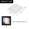 Wholesale DIY Cluster Lash Box Case With Diamond Handleaux Cils 25mm Lash Boxes Eyelash Packaging Box Magnetic Square Case Bulk 6