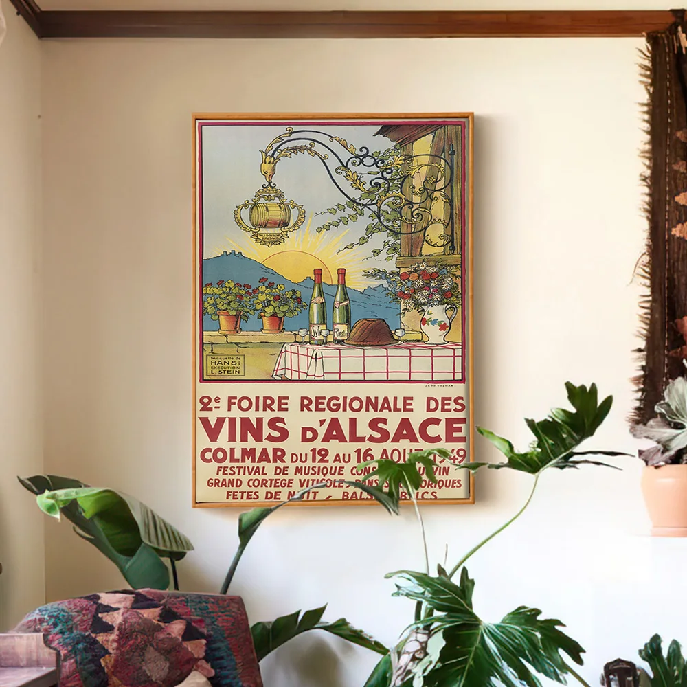 版画 ポスター【CHAMPAGNES &VINS BLANCS】2点¥10380 版画 ポスター【CHAMPAGNES &VINS BLANCS】2点¥10380 Vintage