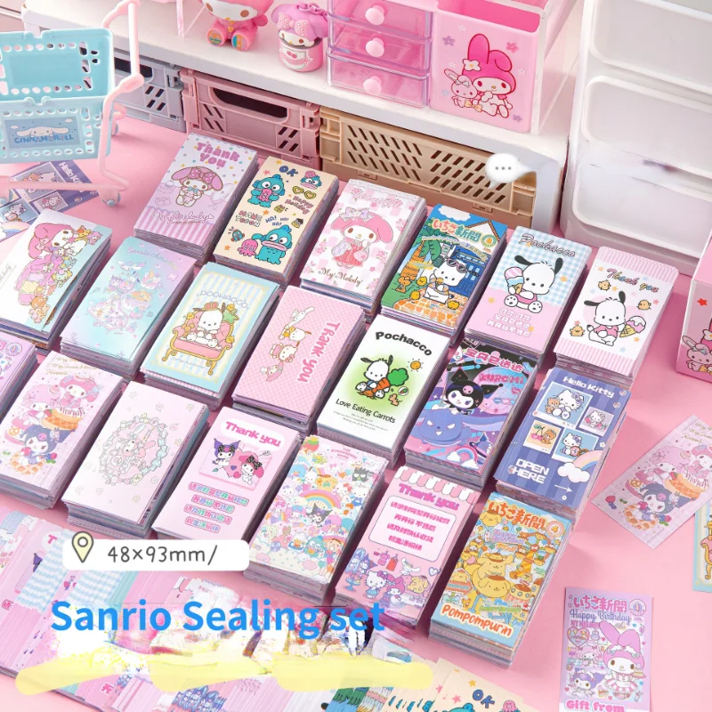 

280 шт./набор, гибридные самоклеящиеся наклейки «Hello Kitty»