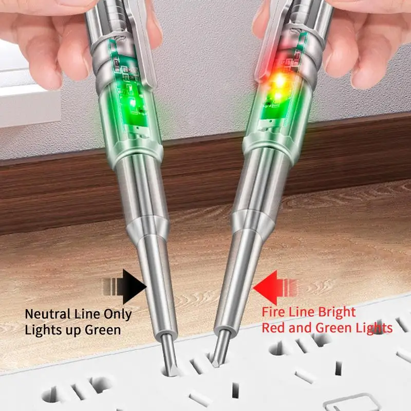 Voltage Tester Electrical Tester Pen-Type Multimeter Professional Multimeter Pen Adjustable Sensitivity Outlet Indicator