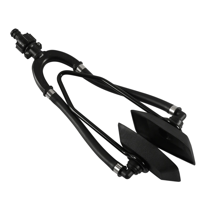 

1 Piece Motor Flushing Support Stand Motor Cleaner Dual Oren Square Head Motor Flusher Marine Tools Boat Cleaning Black