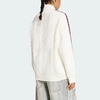 Adidas Originals Veste de sport en tricot à col montant coupe ample pour femme KS7804 2