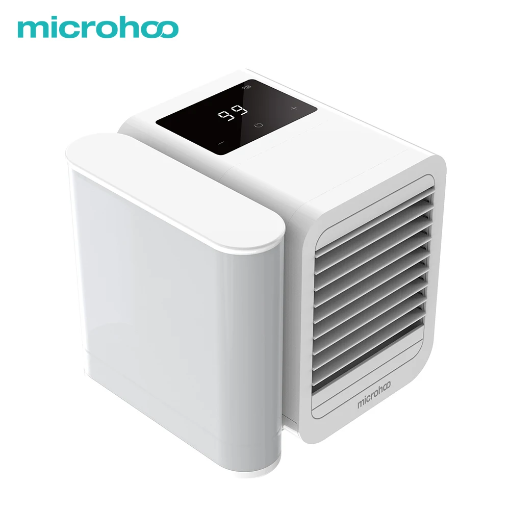 Microhoo personal air cooler Water Cooling Fan Timing Artic Cooler Humidifier Bladeless mini Air Conditioning Fan