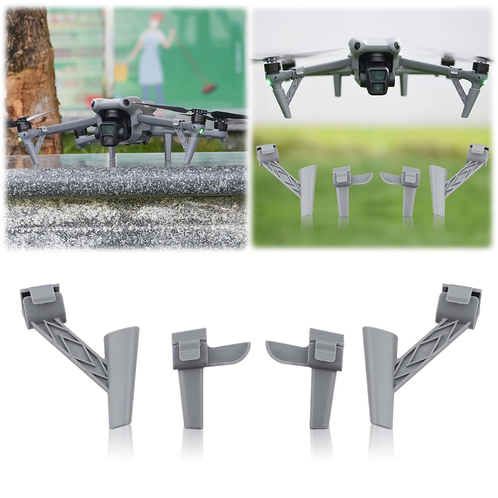 Train d'atterrissage surélevé pour DJI Air 3/Air 3S - 4 pièces