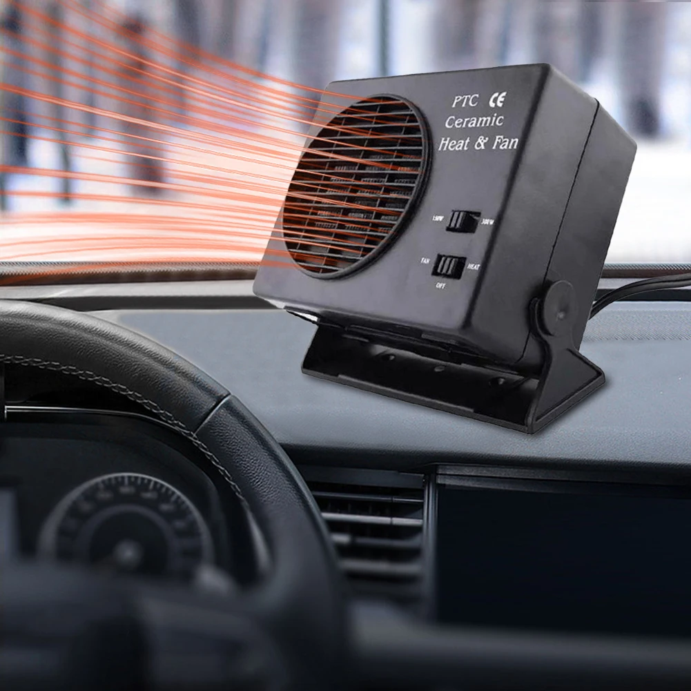 Keramik-Autoheizung, 12 V, Windschutzscheibenheizung, schnelles Aufheizen, Antibeschlag-Heizung, 2-in-1, Kühlung, Heizung für das Fahren, Camping, Reisen_voghion.com