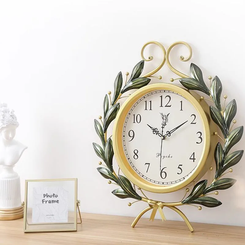 

Silent Wall Clock Retro Living Room Decor Wall Art Decoration Bedroom Silent American Country Retro Relogio De Parede Room Decor