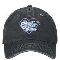 Sabrina Carpenter Denim Baseball Cap short n sweet tour Tennis Skate Hip Hop Hats Summer Retro Sun protection Baseball Caps 1