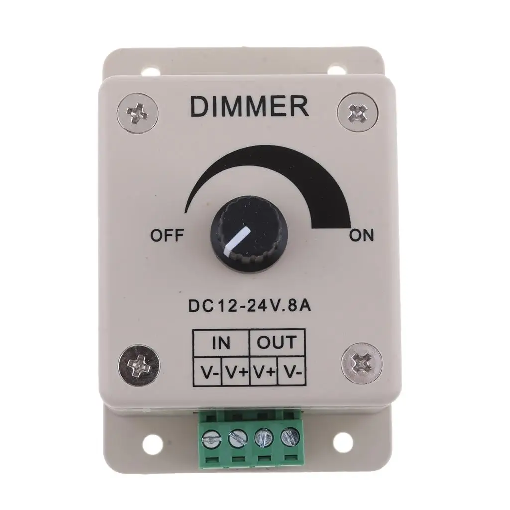 Marine 12V LED Strip Lights PWM Dimming Controller Dimmer For Inflatable Boat Yacht Dinghy Kayak Accessories 1pcs