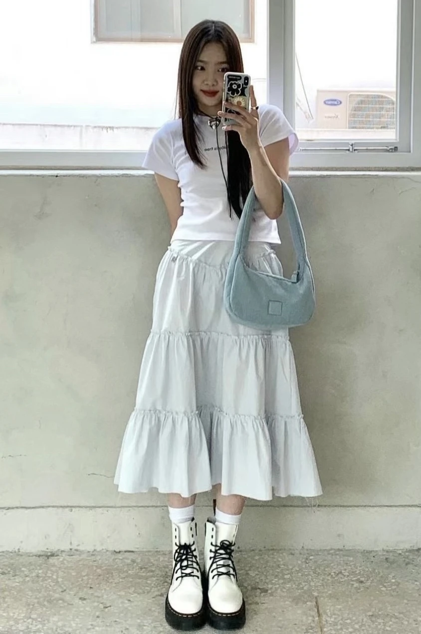 ★GLOWNY★THE KAI SKIRT (LIGHT BLUE)★正規品/韓国直送料込 THE KAI SKIRT – Glowny