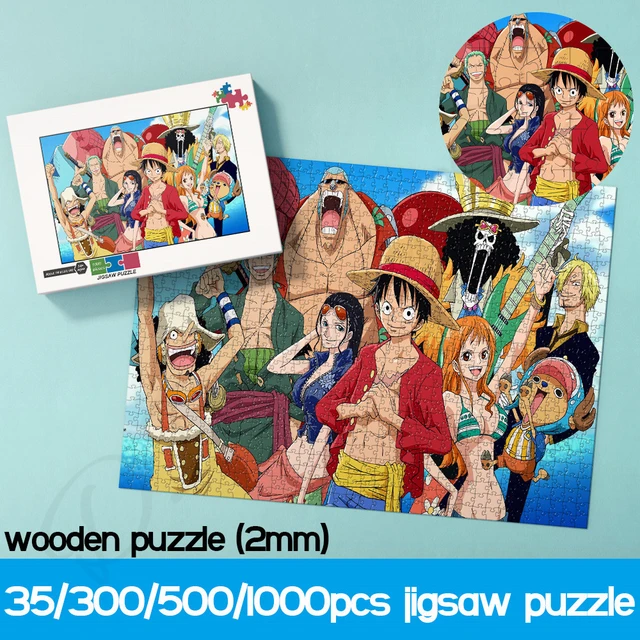 One Piece Anime Puzzle Cartoon Luffy Jigsaw Puzzles Classic Japanese Anime  Board Games Puzzle Games and Puzzles for Children Toy - AliExpress