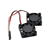 Dual Fan Module for Raspberry Pi 4B 3B+ 3B Aluminum Case Replacement Fan 25x25x7 cm 2