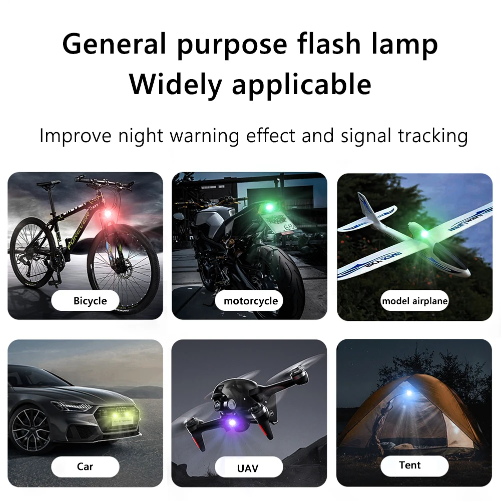 Wireless Remote Control LED Strobe Light Drone Mini Signal Light 7 Color Turn Signal Indicator For DJI Mini Mavic 3 Air 2s FPV