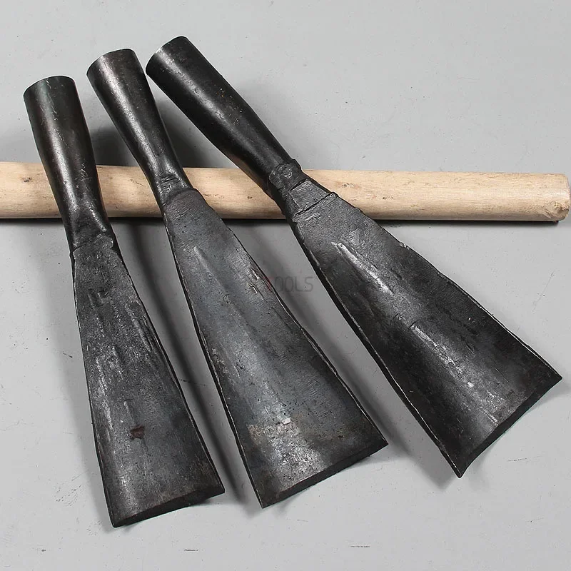 

Old Style Chisel Woodworking Chisel Blacksmith's Pure Manual Forging Semi-circular Chisels Shovel Arc Stype Household Hand Tools