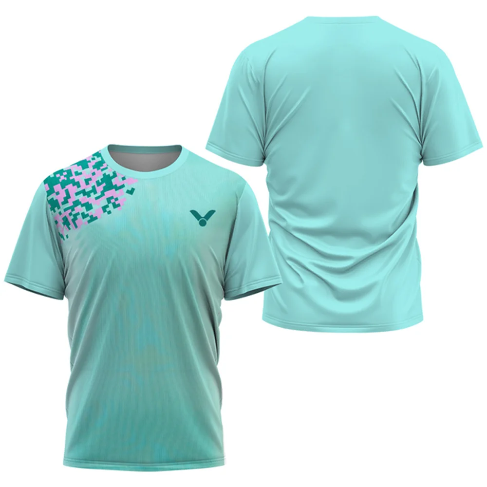 Badminton Tennis T-shirt For Men Basketball Soccer Table Tennis Uniform Quick Drying Gym Sport Fitness Running Short Sleeve sport t shirt