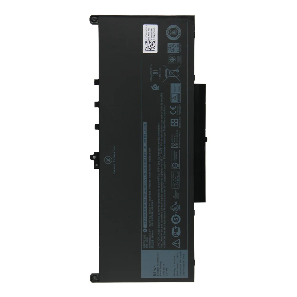 Replacement Battery J60J5 For Dell Latitude E7270 E7470 R1V85 MC34Y 0MC34Y 451-BBSX Rechargeable Batteries