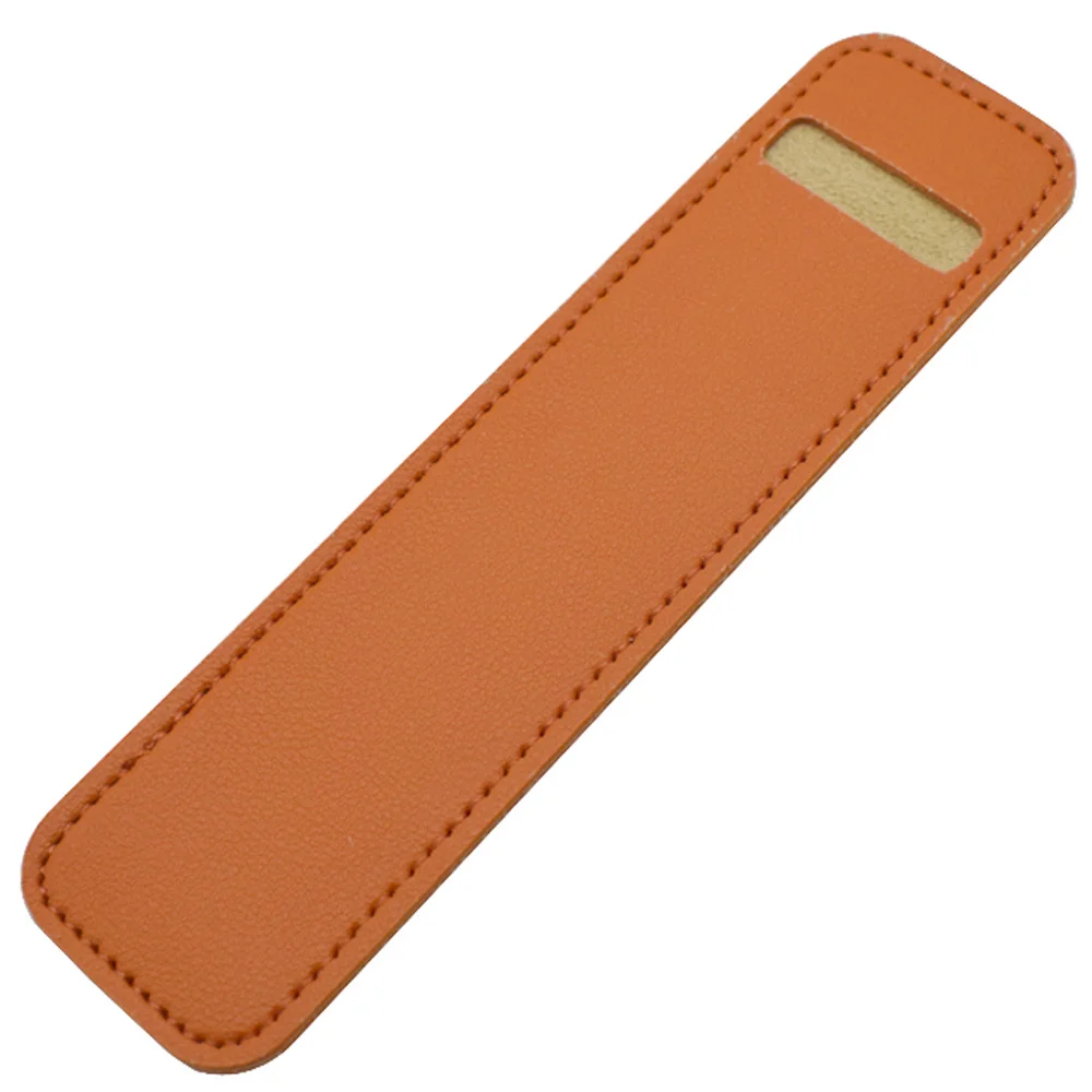 Elegant PU Leather Pen Pouch for Secure and Stylish Travel Storage