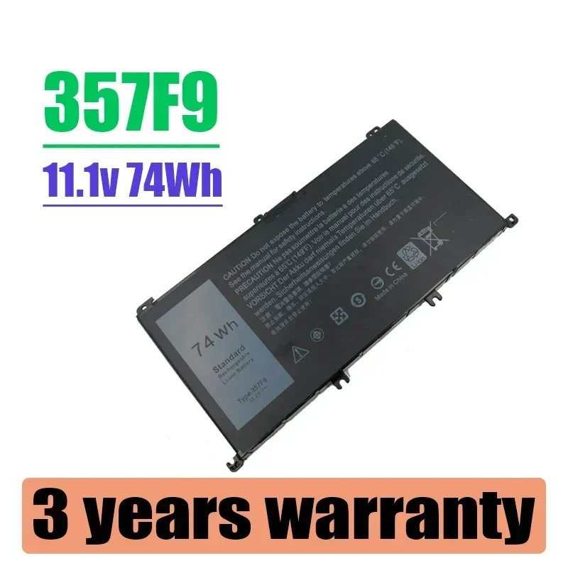 

Аккумулятор 11,1 В, 74WH 357F 9 для Dell Inspiron 15- 7000 7559 7557 7566 7567 Φ