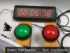 10CM button 29cm Led Countdown Clock Stopwatch,reset to zero Count down remote Control School Rush Answer Competition Game Timer 2