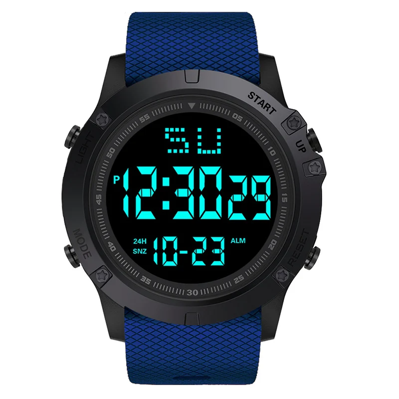 modern multi-function sports LED digital watch