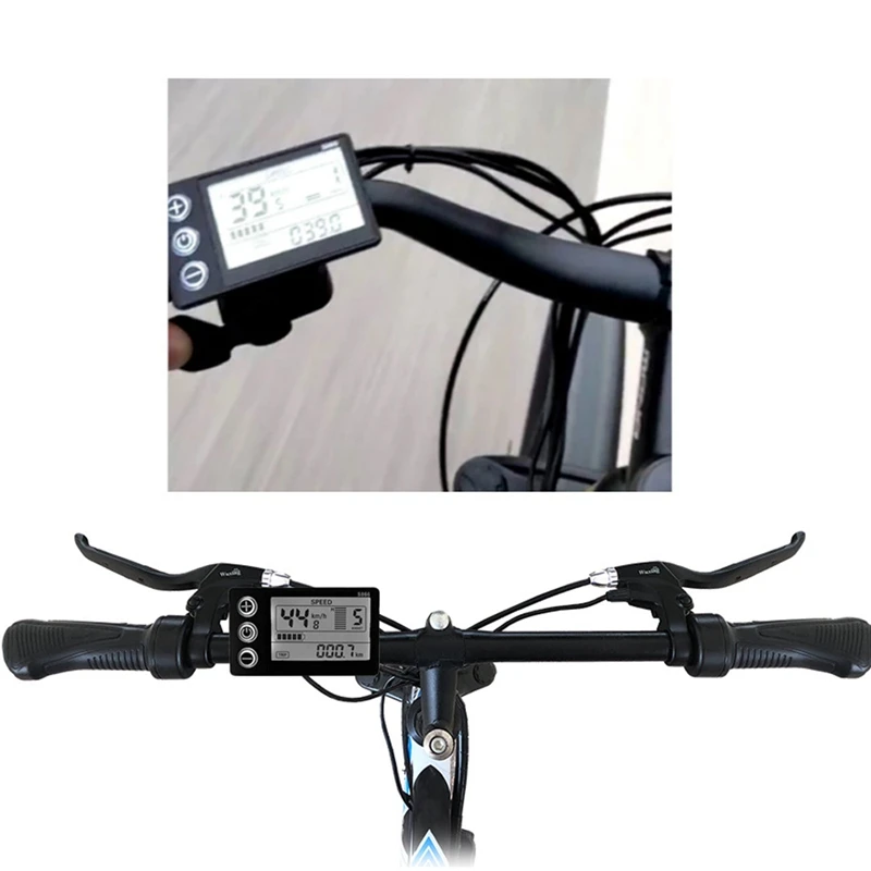 S866 Bici Elettrica Display Lcd Pannello E-Bike Display Lcd Muslimah 22.2Mm Ip65 Sm Plug Bici Elettrica Display Lcd Parte