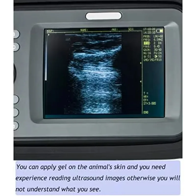 7.5MHz 수의학 초음파 스캐너 직장 프로브 소, 양 농장 동물 초음파 스캐너