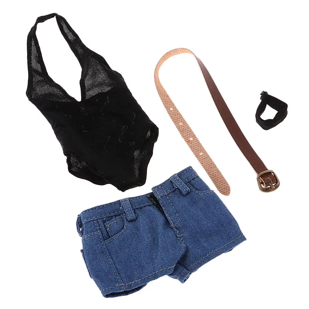 

1/6 Scale Clothes with Shorts for 12 Inch Female Figures Doll