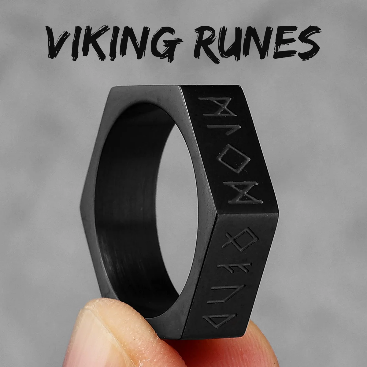 Vintage Nordic Celtic Knot Stainless Steel Rings - Viking Inspired Jewelry Gift