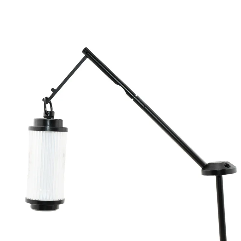 Metal Stick Holder Camping Lantern Pole 1/4 Thread Light Hanger for Hiking Outdoor Travel Picnic Folding Round Table