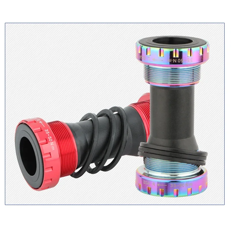 Bicycle Bottom Bracket MTB BSA 68/73mm Screw 24/24mm Road Bike Thread Central Movement Sealed Bearing
