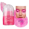Diamond Highlighter Rolling Ball Glitter Gel Smooth Body Face Brighten Jelly Sparkling Shimmer Sequins Festival Decorate Makeup 6