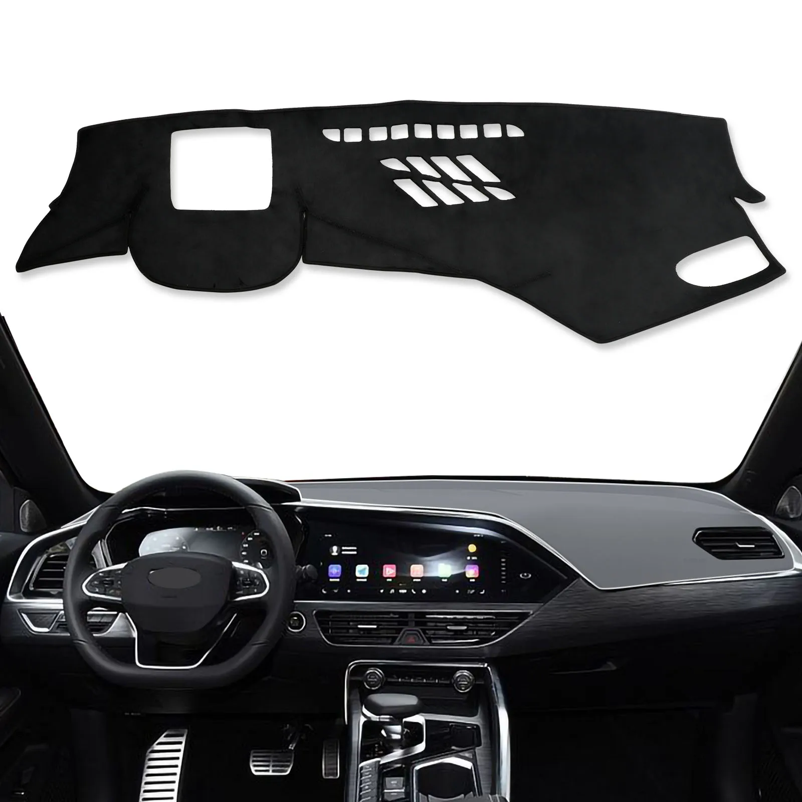 for Geely Tugella FY11 Dashboard Cover Pad Anti-Slip Dash Mat Dashmat Sunshade Protective Carpet Accessories