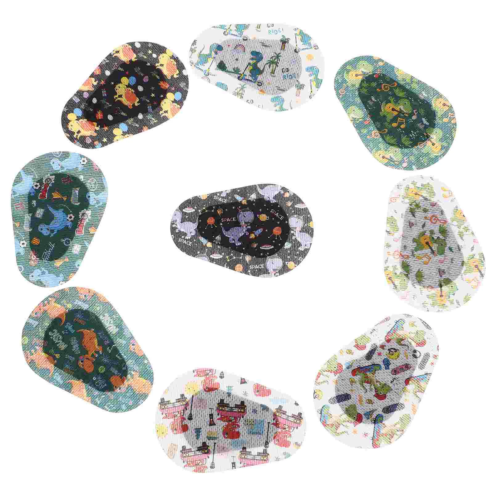 

18 Pcs Eyeglasses Patches for Kids Pediatric Monocular Bulk Single Strabismus Cover Amblyopia Child