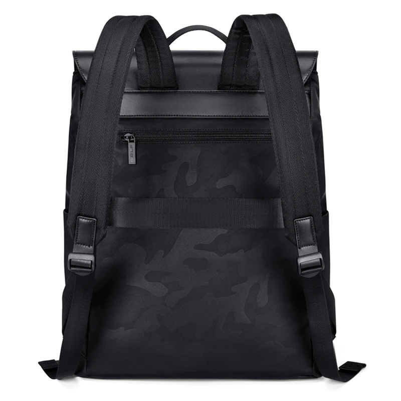 GOLF Backpack Men Black Retro Laptop Backpack 16 inch Slim Nylon Business Office Bags Stylish Man Back Pack Elegant Waterproof 5