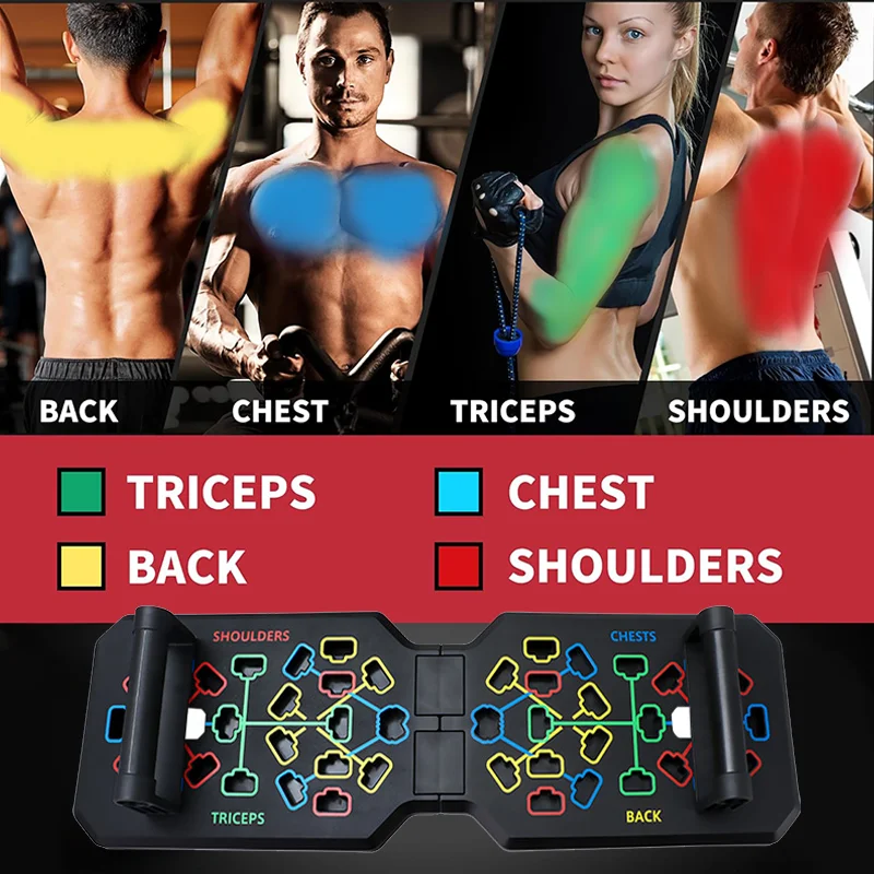 Push Up Board Multi-Function Handles Professional Home Workout Gym Equipment Strength Training