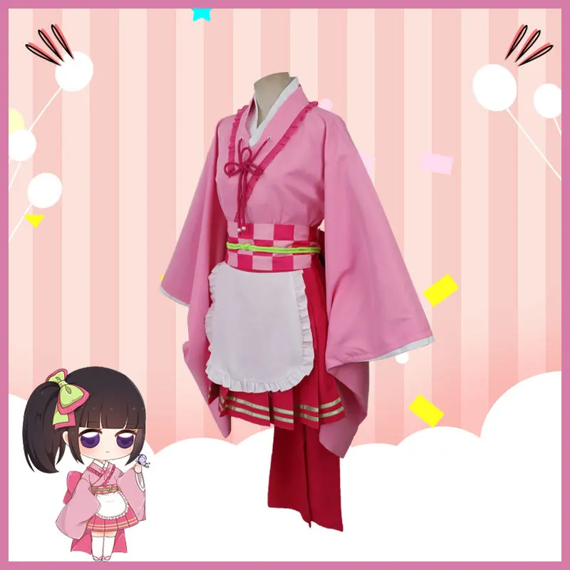 Anime Demon Slayer Cosplay Costumes Cute Maid Kimetsu No Yaiba Kanao Anime Demon Slayer Cosplay Costumes Cute Maid Kimetsu No Yaiba Kanao
