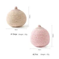 1pc Baby Teether Crochet Boob for Kids Handmade Breastfeeding Models Soothe Toy Babies Gift Children's Toy 2