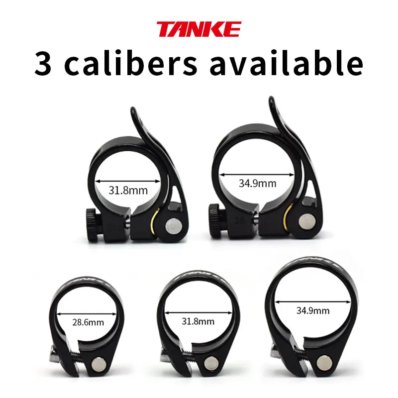 Ultralight Aluminum Alloy Bicycle Seatpost Clamp with Quick Release