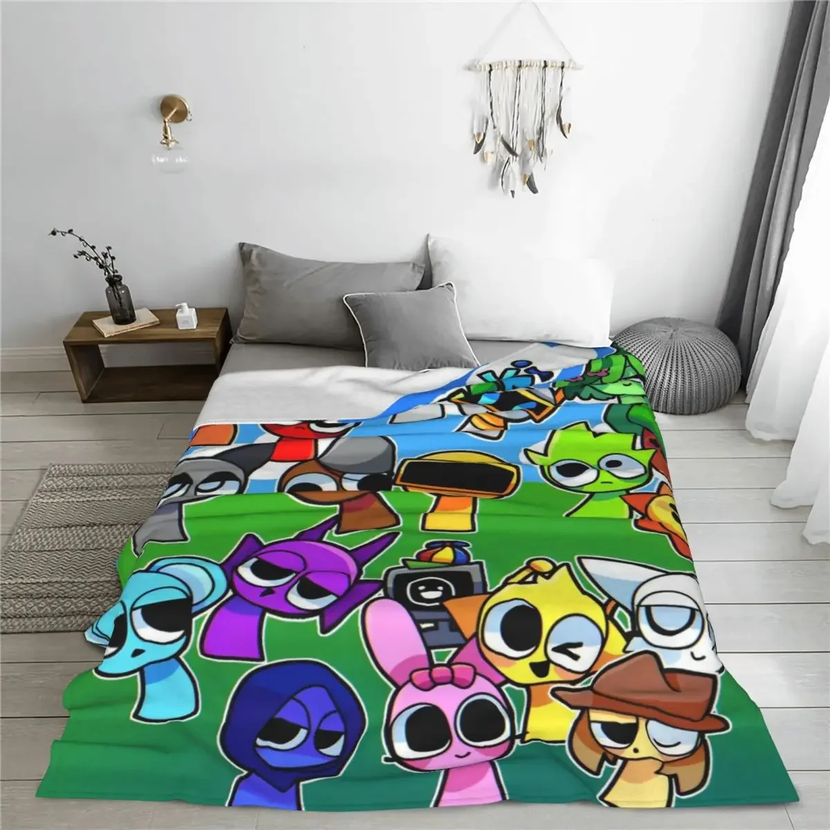 Sprunki Blanket Super Soft Cozy Throw Blankets for Couch 50x60 Inch Multiple Sizes Bedspread 4