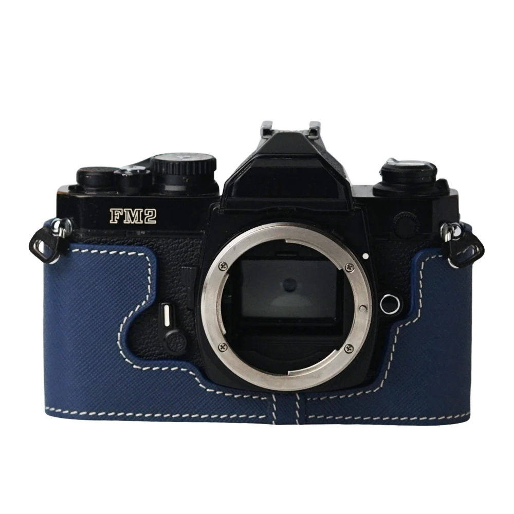 blue camera case