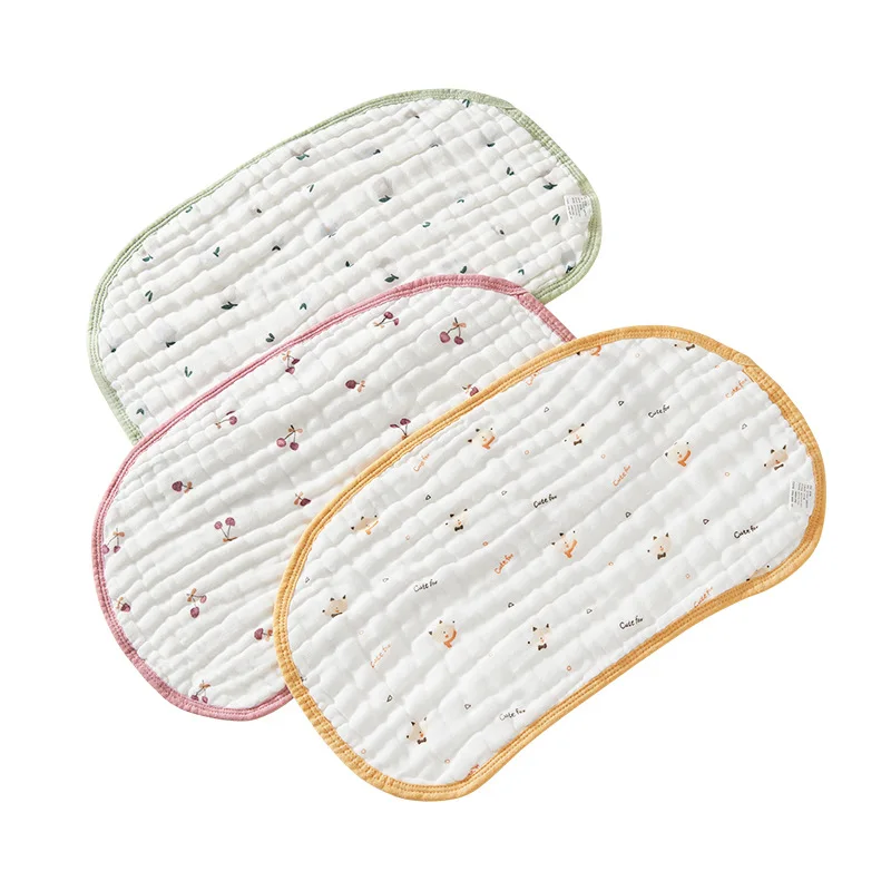 용 평면 베개 구토 방지 패턴이 있는  용 베개  소년 소녀용 통기성 베개 0-12개월