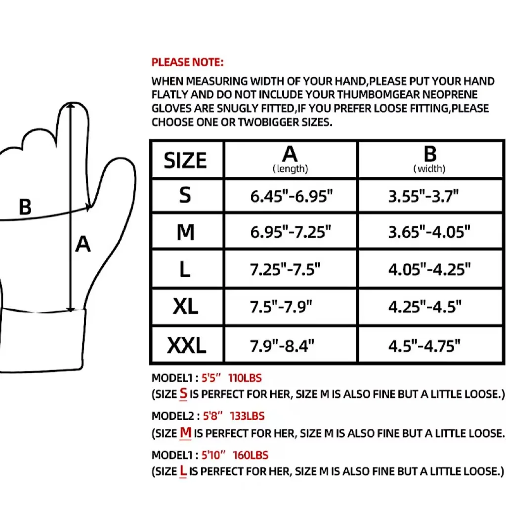 DEMMET Dive Gloves 3/5MM Neoprene Five Finger Warm Wetsuit Winter Gloves for Scuba Diving Snorkeling Surfing 5