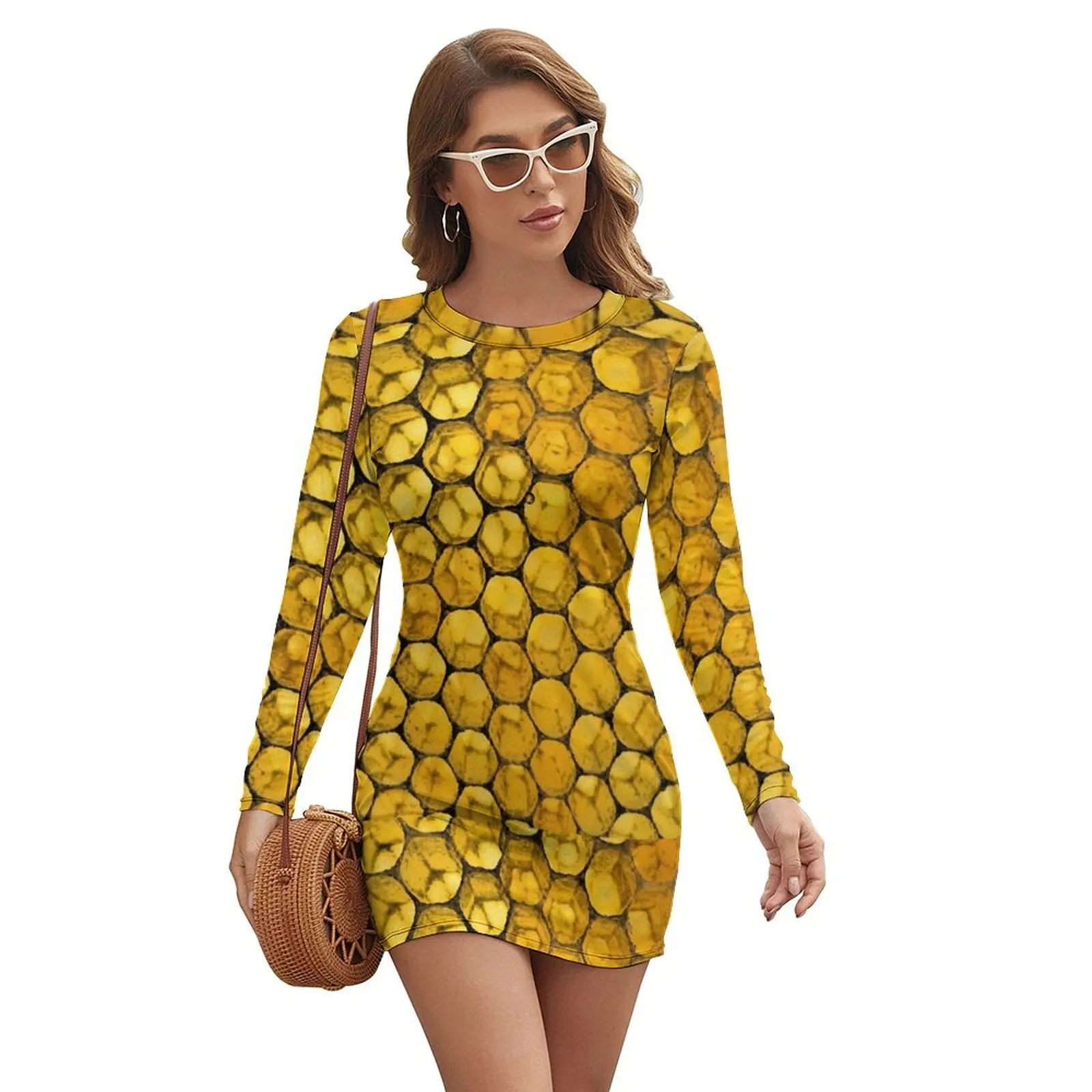 

The Yellow Hive Long-sleeved Dress elegant party dresses for women 2024 summer clothes summer woman dress 2024