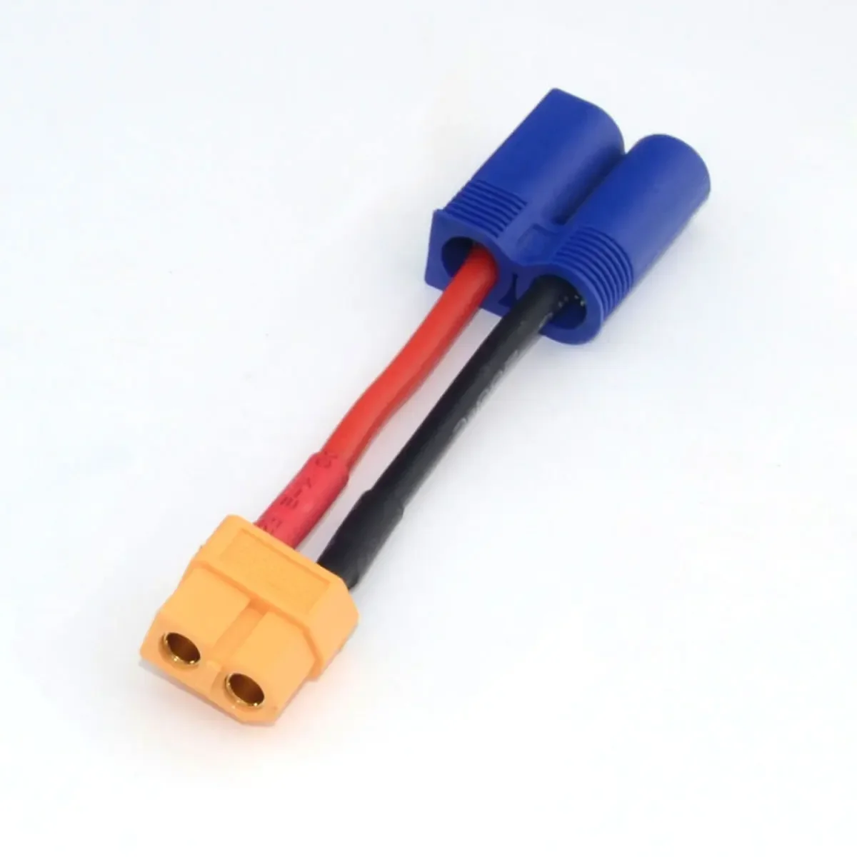 

XT60 Plug Female to EC5 Male Style Connector Adapter /w 14AWG Wire DIY For RC Quadcopter