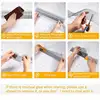 1~3Roll Self-Adhesive Floor Drain Stickers Cutable Shower Drain Hair Catcher Disposable Mesh Sink Strainer Filter Screen Sticker 3