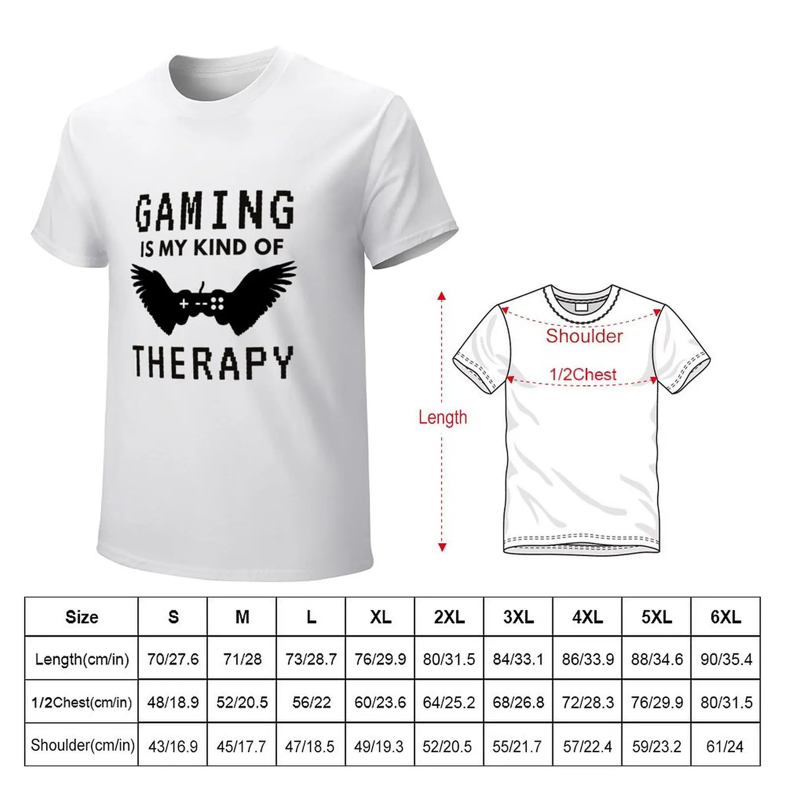 Play is my therapy player 컨트롤러, 블랙 선물 티셔츠, 플러스 사이즈, 소년 동물 프린트, 반팔 티, 남성용 티셔츠