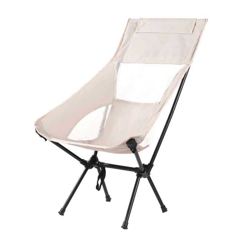 Outdoor Folding Chair Portable Camping Chair Ultralight Moon Chair Leisure Fishing Field Stool High Back Beach Chair Outdoor Folding Chair Portable Camping Chair Ultralight Moon Chair Leisure Fishing Field Stool High Back Beach Chair