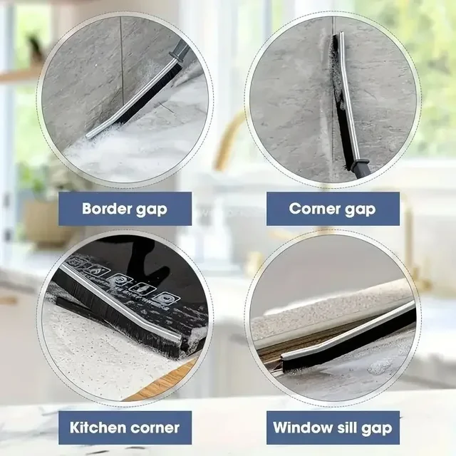 Brosse de nettoyage de crevasses Durable, pour carrelage de cuisine de voiture, brosse de nettoyage de poils à extrémité morte, brosses de nettoyage de ligne de sol de chambre à coucher 5